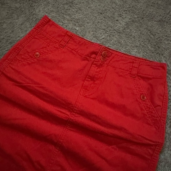 Tommy Hilfiger Red Mini Pencil Skirt Medium - Picture 3 of 7